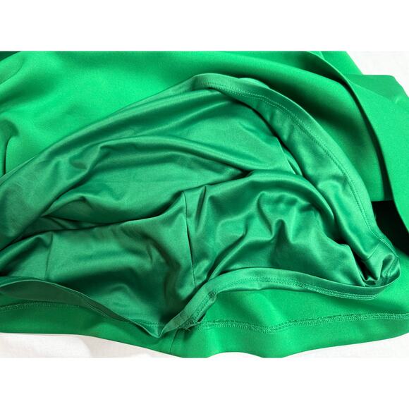 Vince Camuto Fit and Flare Dress Pleated Green Sleeveless Size 6 - Picture 9 of 11